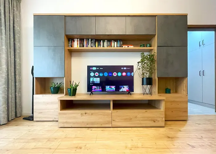 Chic W Parking 公寓 布拉索夫